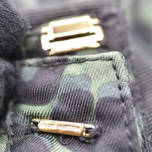 LOUIS VUITTON ルイヴィトン スカート ミニ プリーツ シルク ヒョウ柄 レオパード モノグラム 34